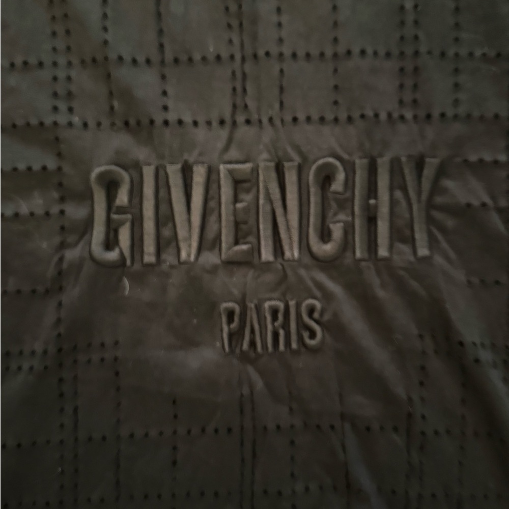 Givenchy Black Givenchy Perforated Logo Tee size small